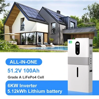 Hệ thống lưu trữ năng lượng nhà ngoài lưới 6kW 51.2V 100Ah pin lithium tất cả trong một
