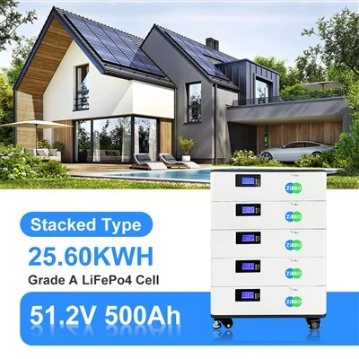 Bộ lưu trữ pin dân dụng năng lượng mặt trời 51,2V 500Ah 25,6kwh